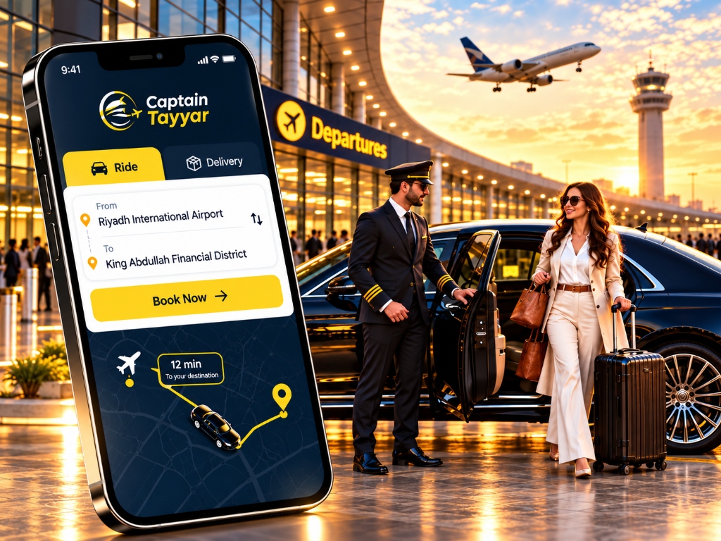 Captain Tayyar App - VIP Airport Mobility
